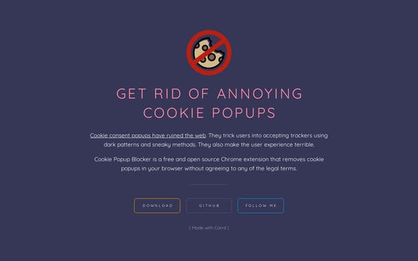 Cookie Popup Blocker