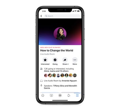 Live Audio Rooms by Facebook