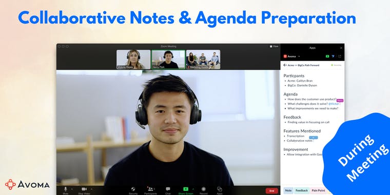 Avoma Assistant for Zoom Apps