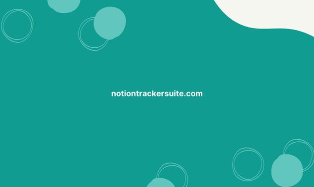 Notion TrackerSuite