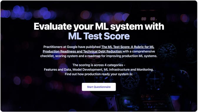 ML Test Score Quiz