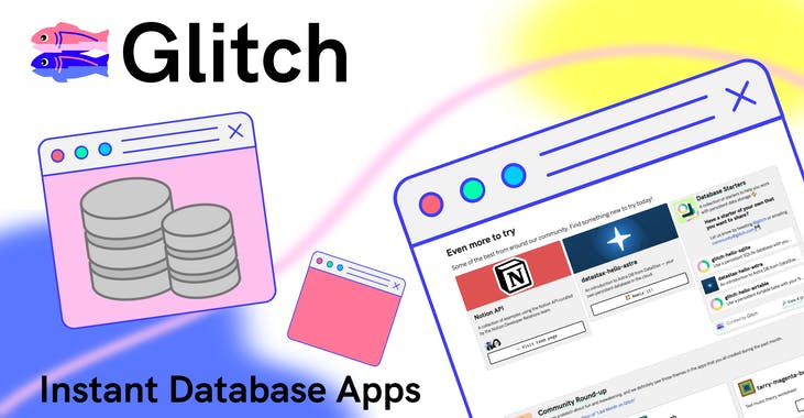 Glitch Instant Database Starters
