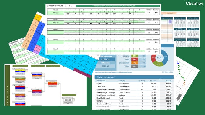 300+ Excel Templates