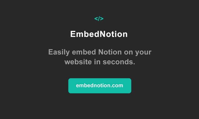 Embed Notion