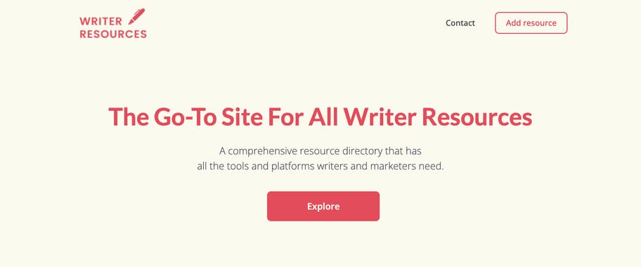 Writer Resources