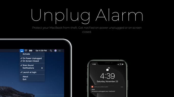 Unplug Alarm
