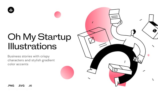 Oh My Startup Illustrations