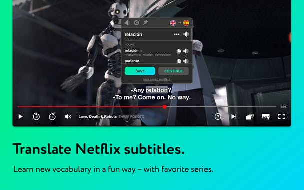 Mate Translate for Netflix