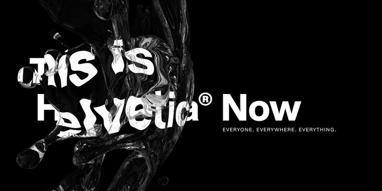 Helvetica Now.