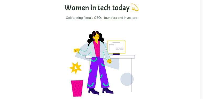 Women in tech today