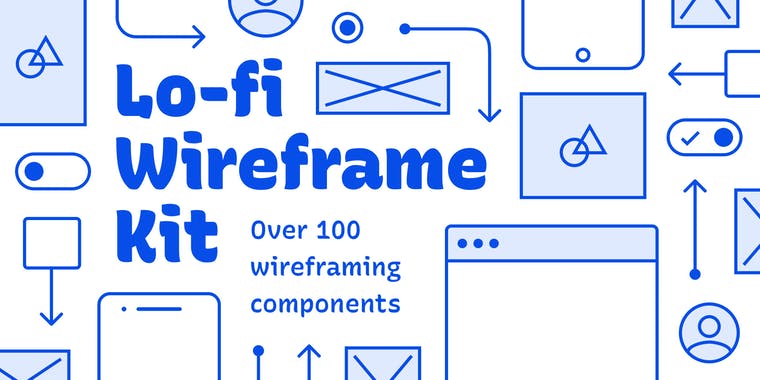 Lo-fi Wireframe Kit for Figma