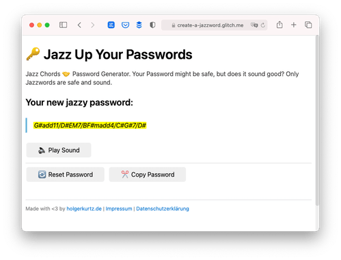 Jazz Up Your Passwords