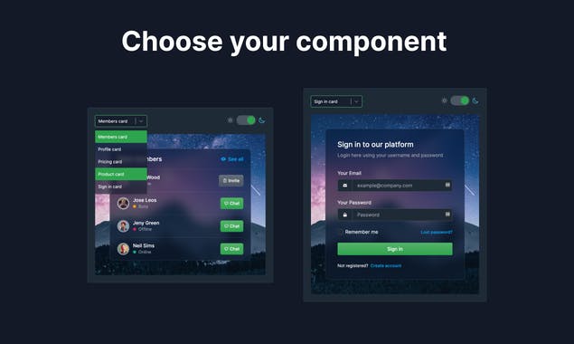 Glass UI Generator