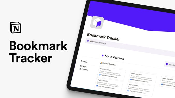 Notion Bookmark Tracker