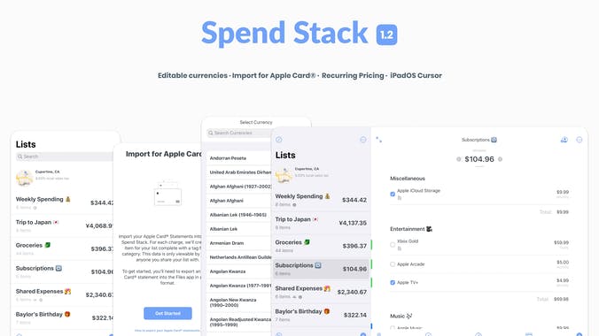 Spend Stack 1.2