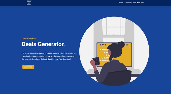 Cyber Monday Deals Generator