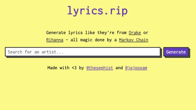 lyrics.rip