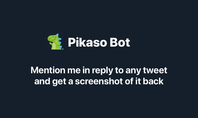 Pikaso Bot for Twitter