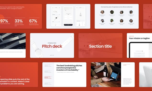 Presentation templates by Pitch