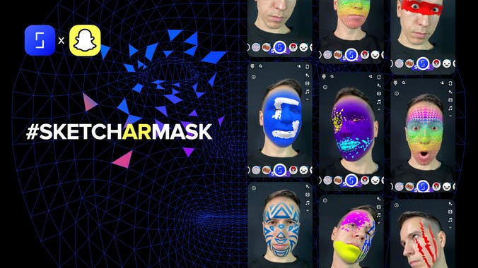 SketchAR Masks for Snapchat