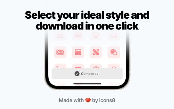 Aesthetic Icons App by Icons8