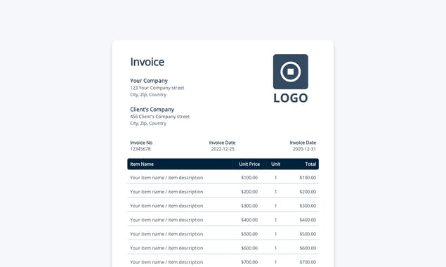 Free Invoice Generator by Mention