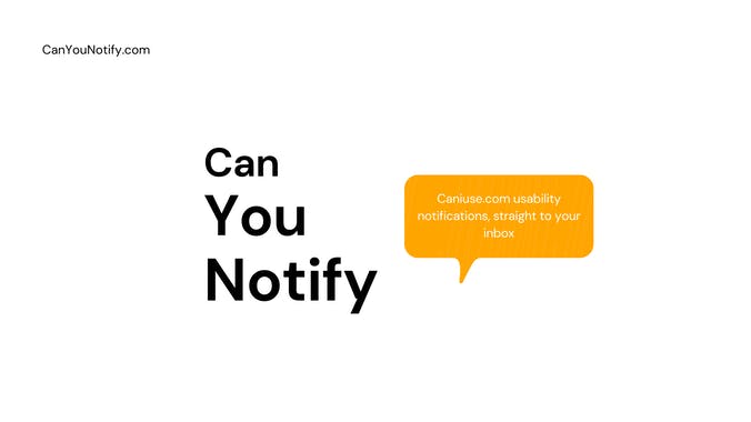 Can You Notify