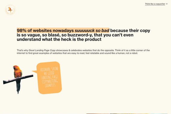 Great Landing Page Copy