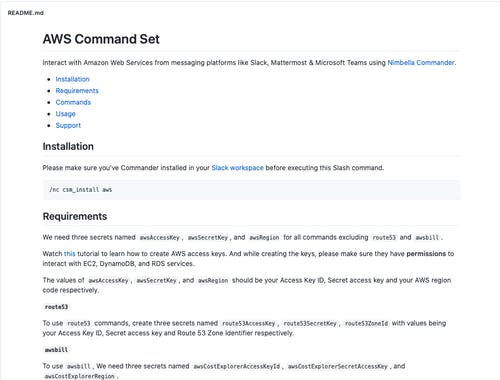 AWS Commands Set