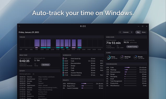 Rize Windows App