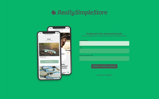 Really Simple Store