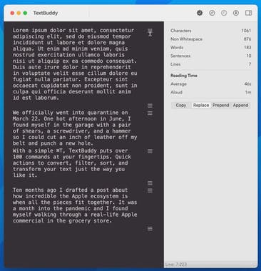 TextBuddy for macOS