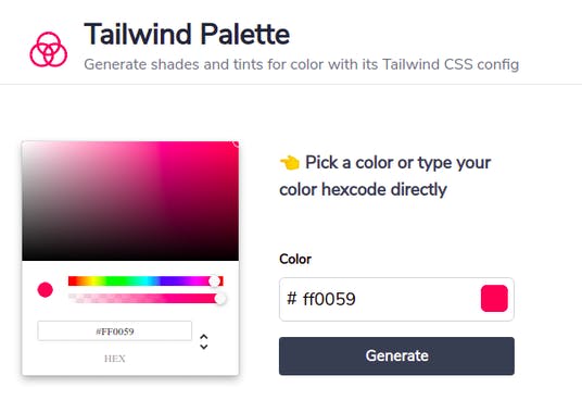 Tailwind Palette