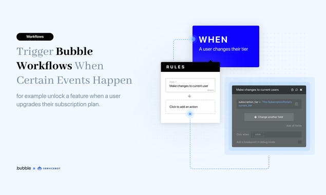 Bubble Customer Portal by Servicebot