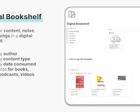 Digital Bookshelf 