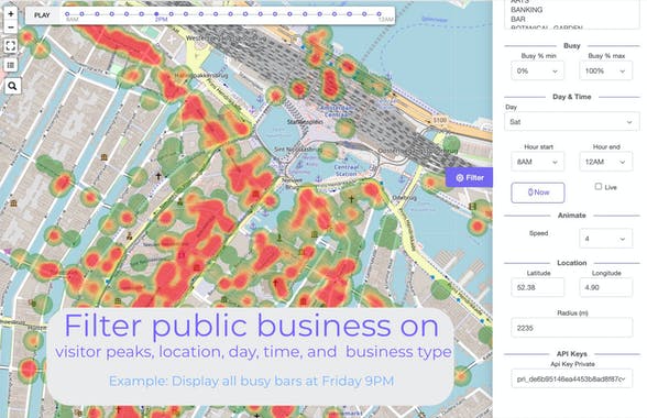 Crowd Heatmap by BestTime