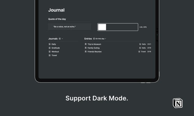 Notion Journal