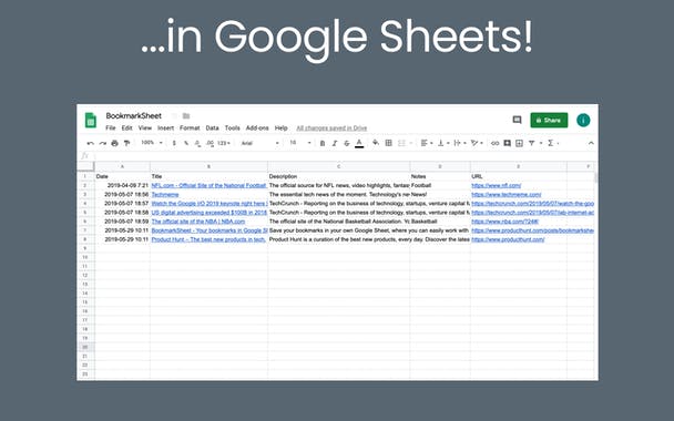 BookmarkSheet