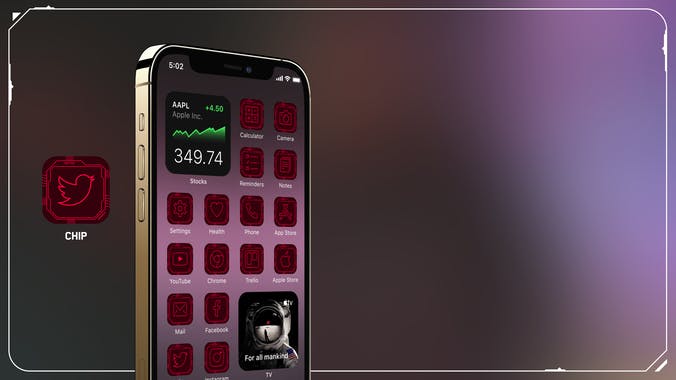 Cyberpunk Icons for iOS 14 & Android