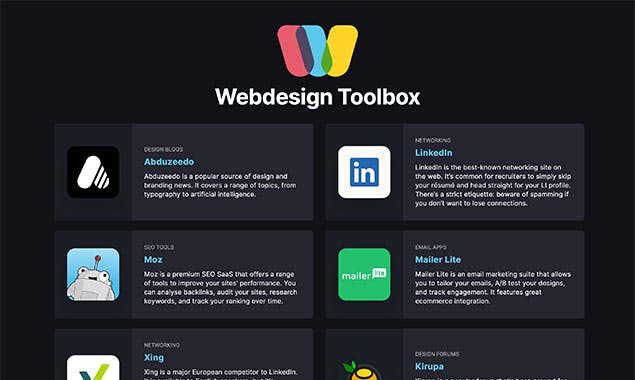 Webdesign Toolbox