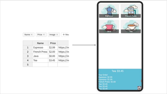 Thunkable Spreadsheet Integration