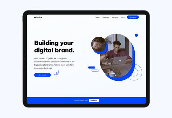 Landing Page Kit from Framer