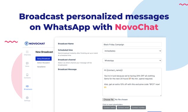 WhatsApp Broadcast by NovoChat