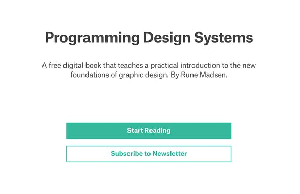 Programming Design Systems