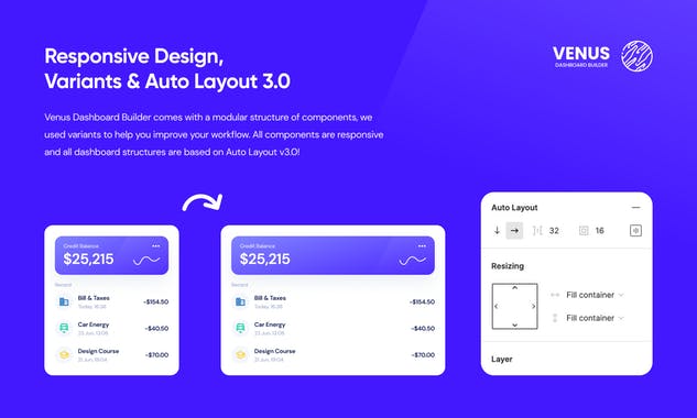 Venus - Dashboard Builder for Figma