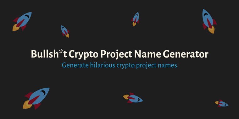 Crypto Project Name Generator