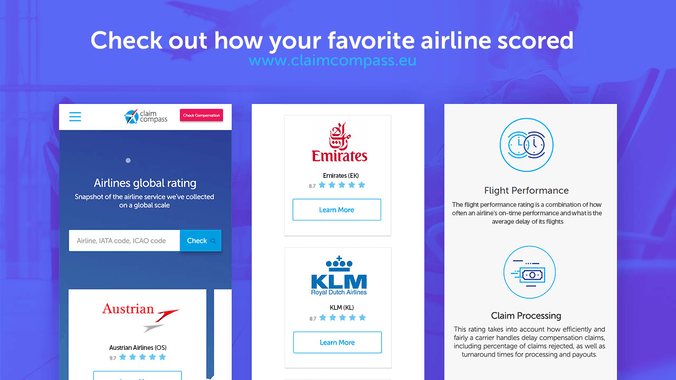 Airline Ratings by Claim Compass