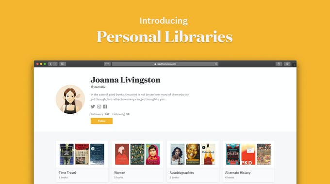 Personal Libraries by Read This Twice