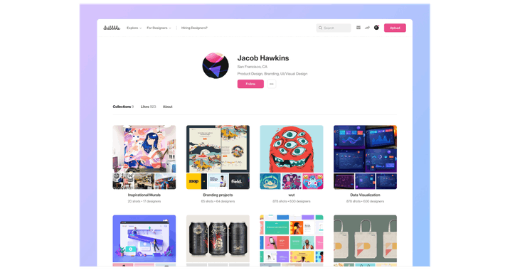 A brand new Dribbble