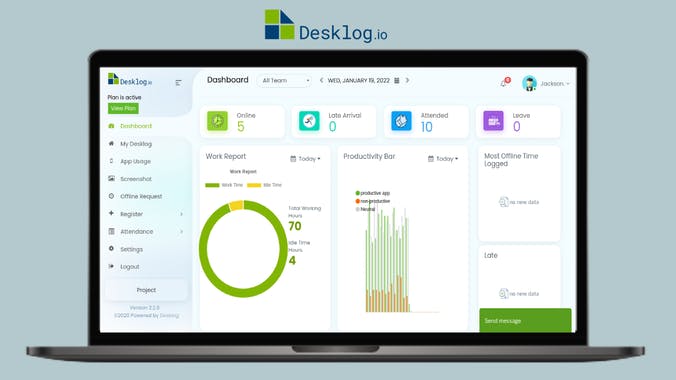 Desklog.io